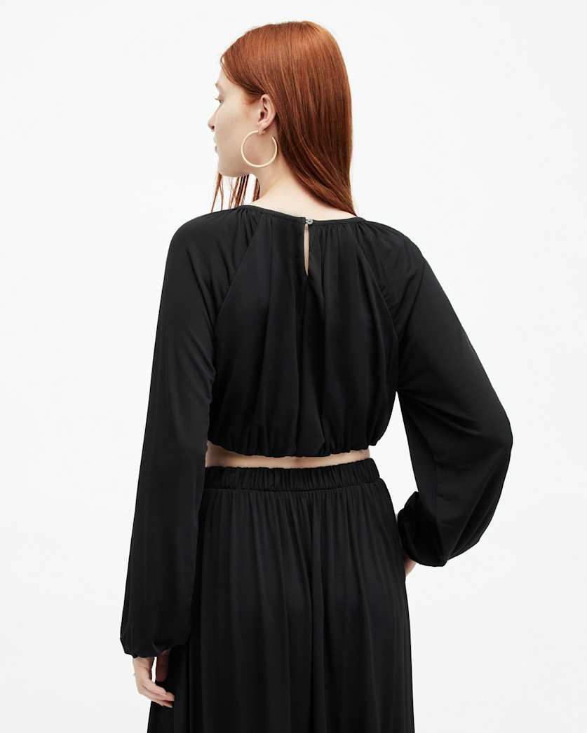 Casandra Draped Cropped Top