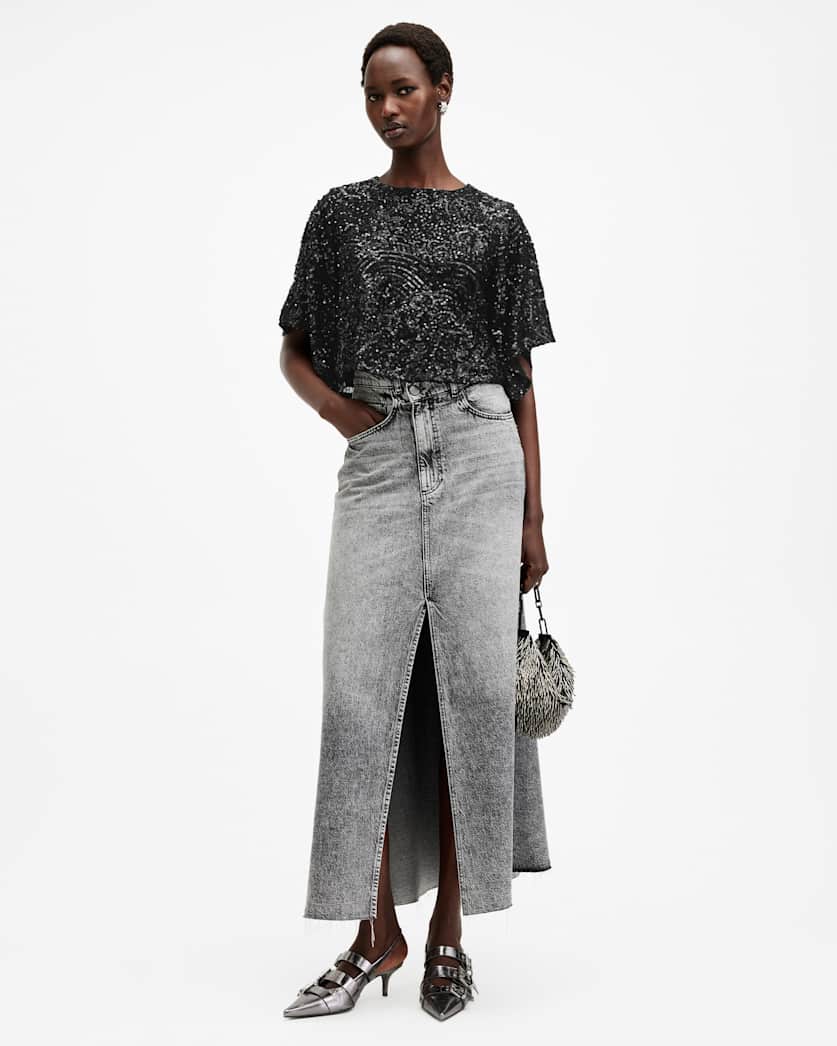 Ivy Embellished Cropped Top