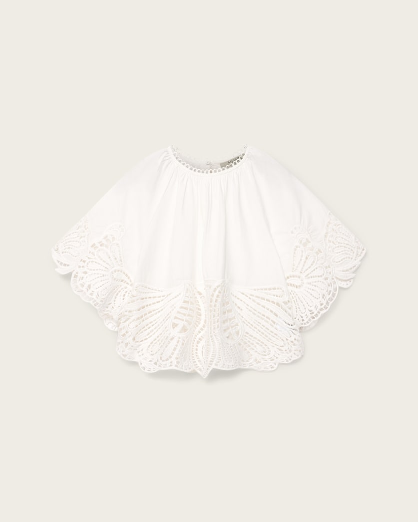 Femi Relaxed Fit Broderie Top