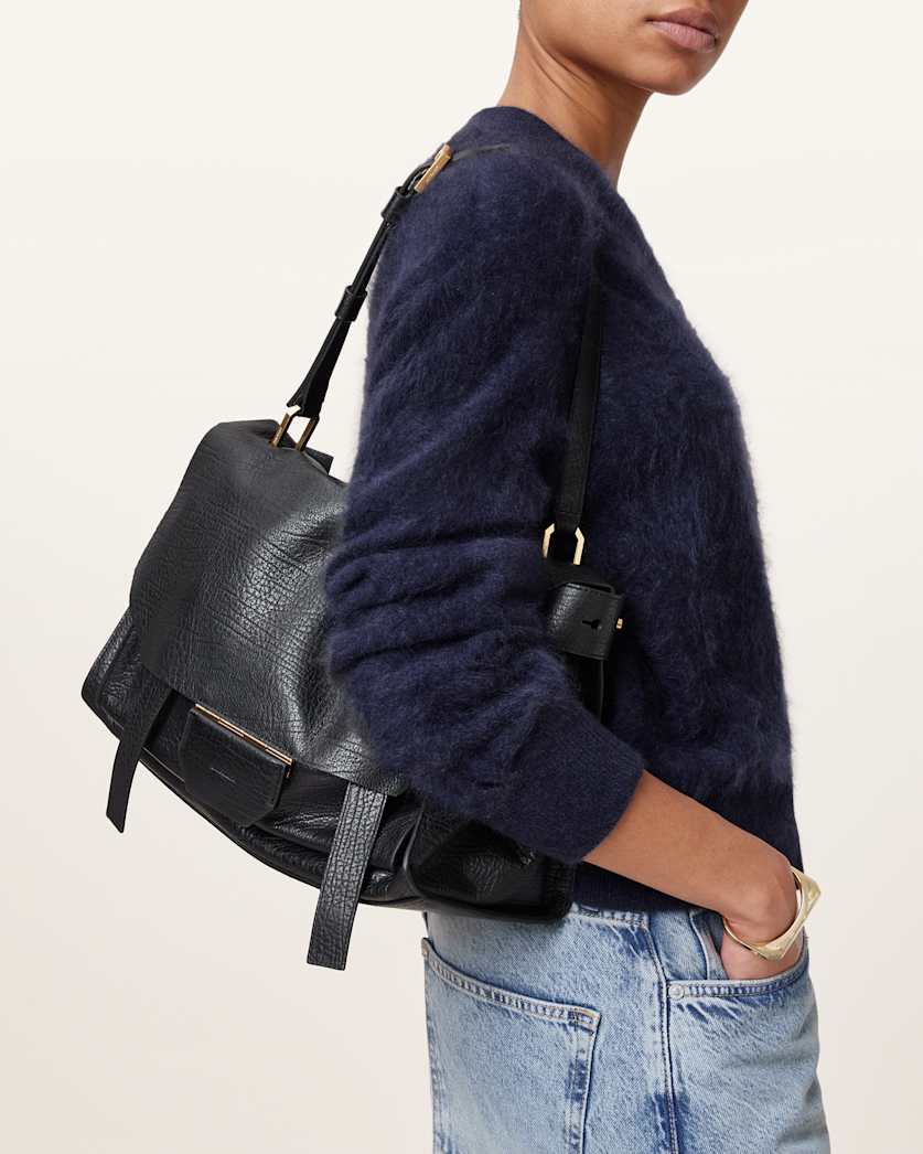Ursa Grain Leather Satchel Bag
