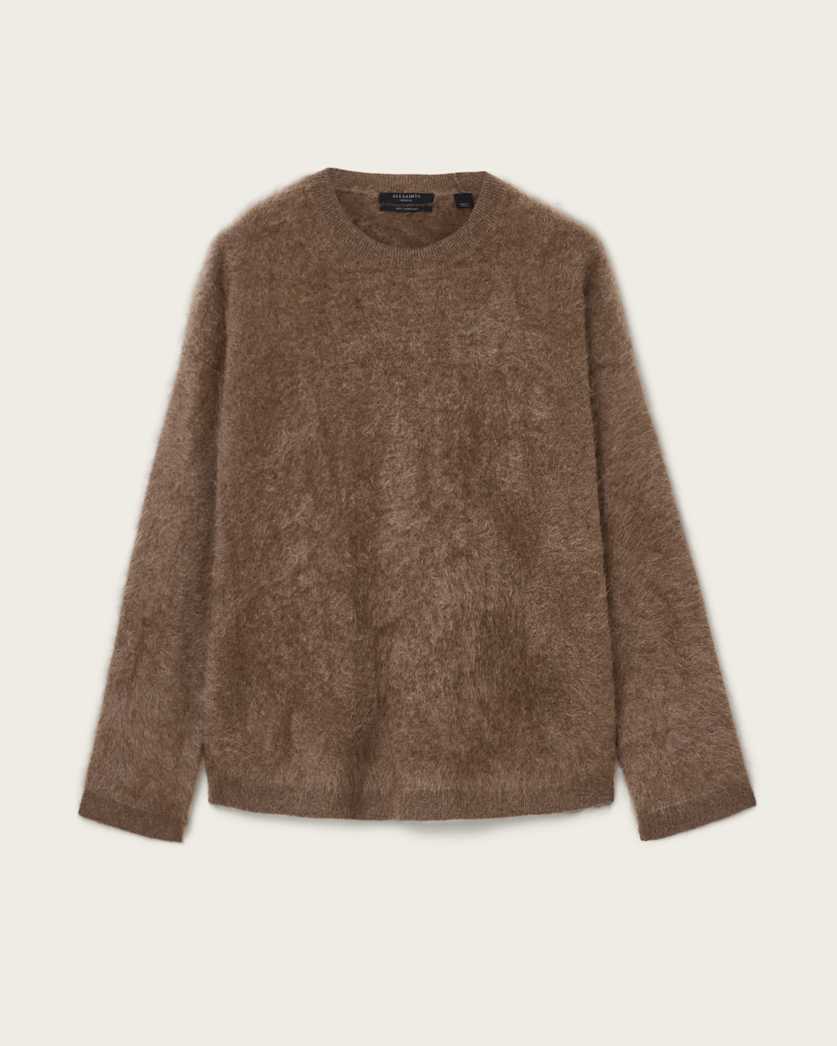 Rebel Brushed Cashmere Crew Neck Jumper