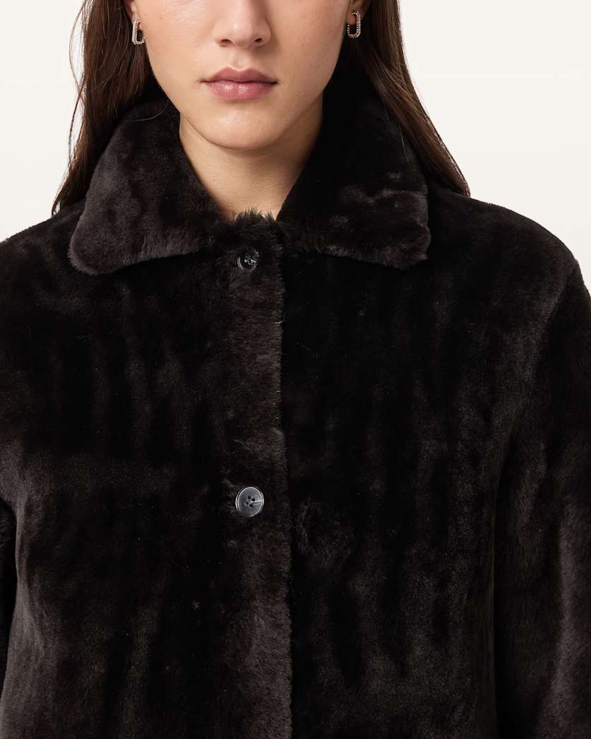 Serra Reversible Shearling Coat