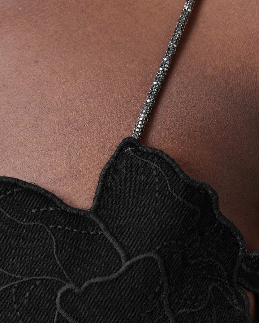 Flora V-Neck Embroidered Top