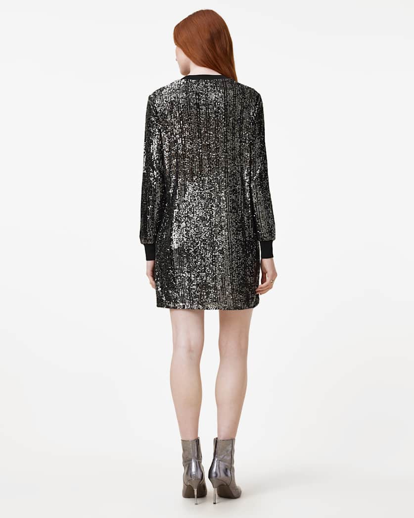 Solstice Long Sleeve Sequin Mini Dress