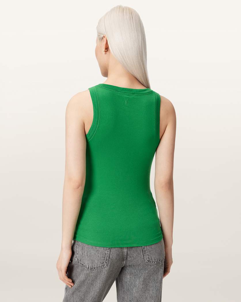 Rina Crew Neck Sleeveless Tank Top