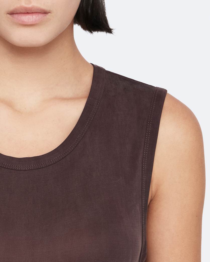 Sleeveless bodycon midi dress