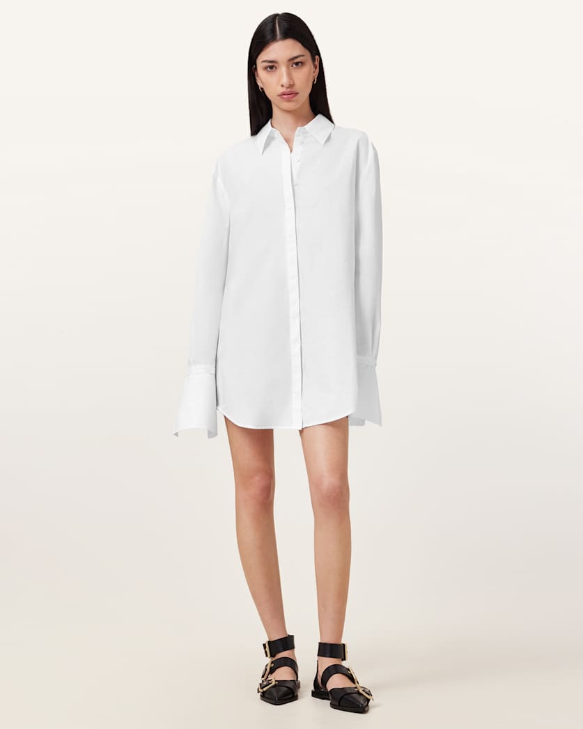 Alber Long Sleeve Shirt Dress