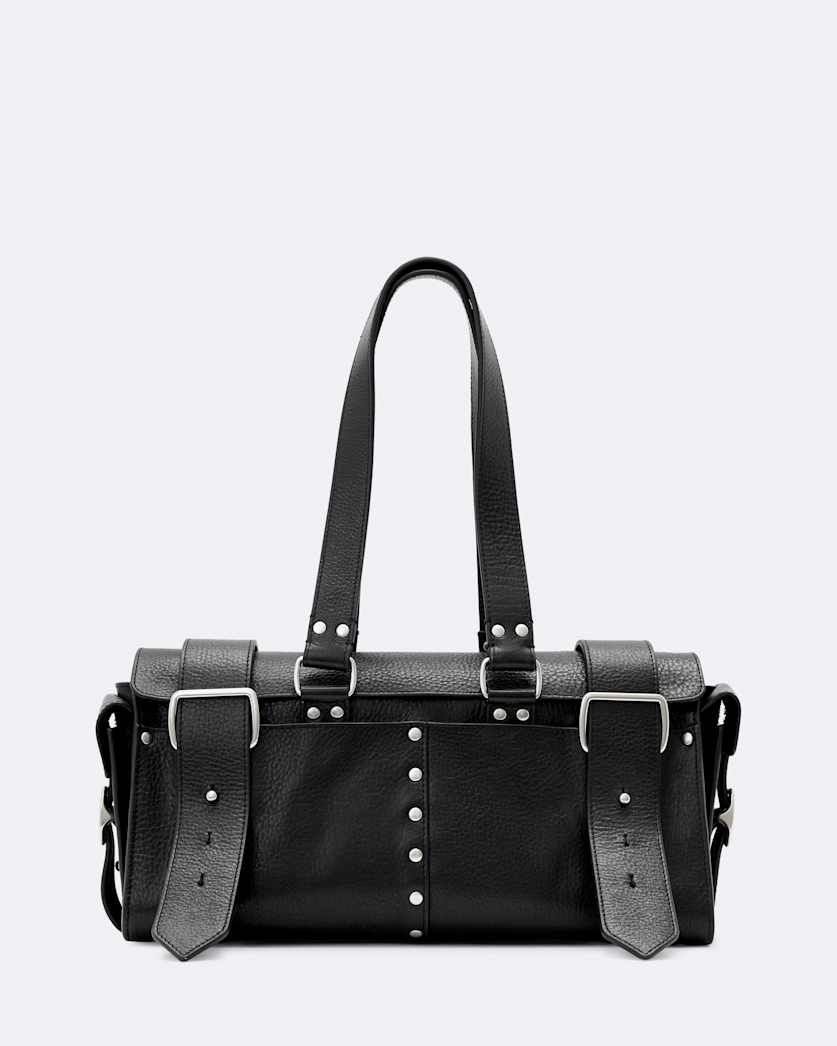 Stud Leather Grab Bag