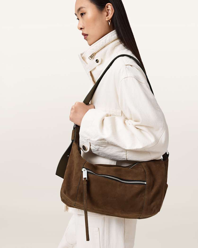 Vega Suede Shoulder Bag