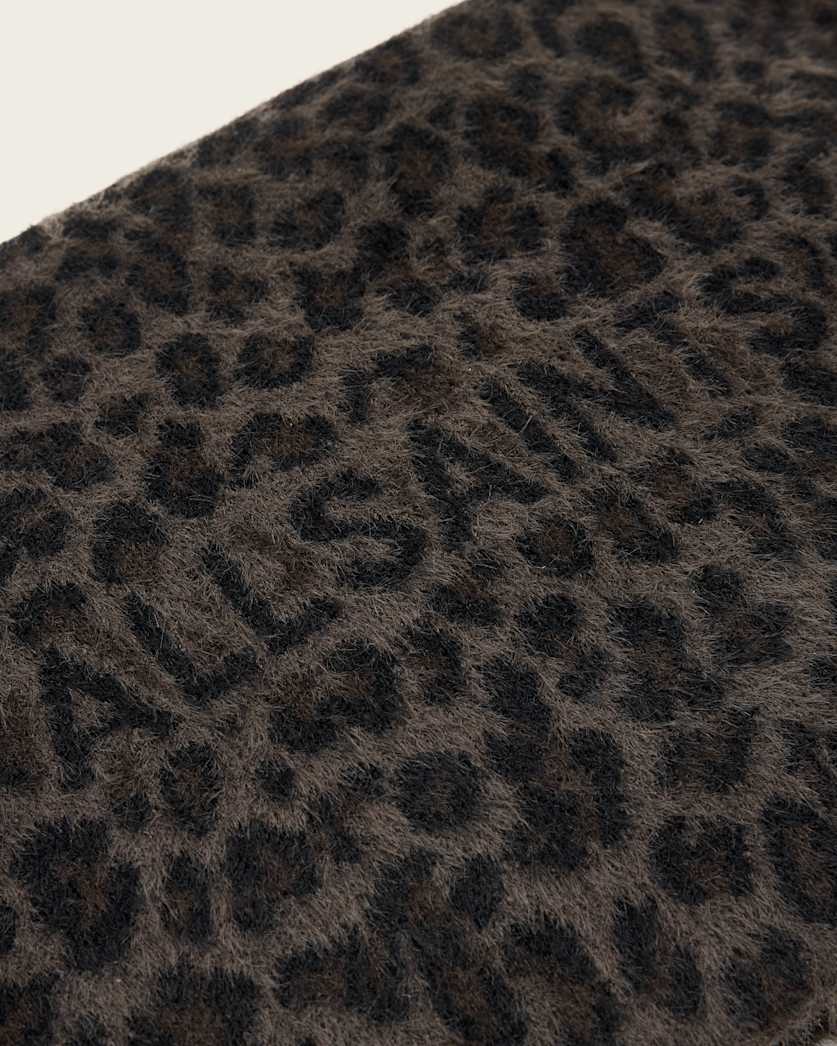 Izzy Leopard Clutch