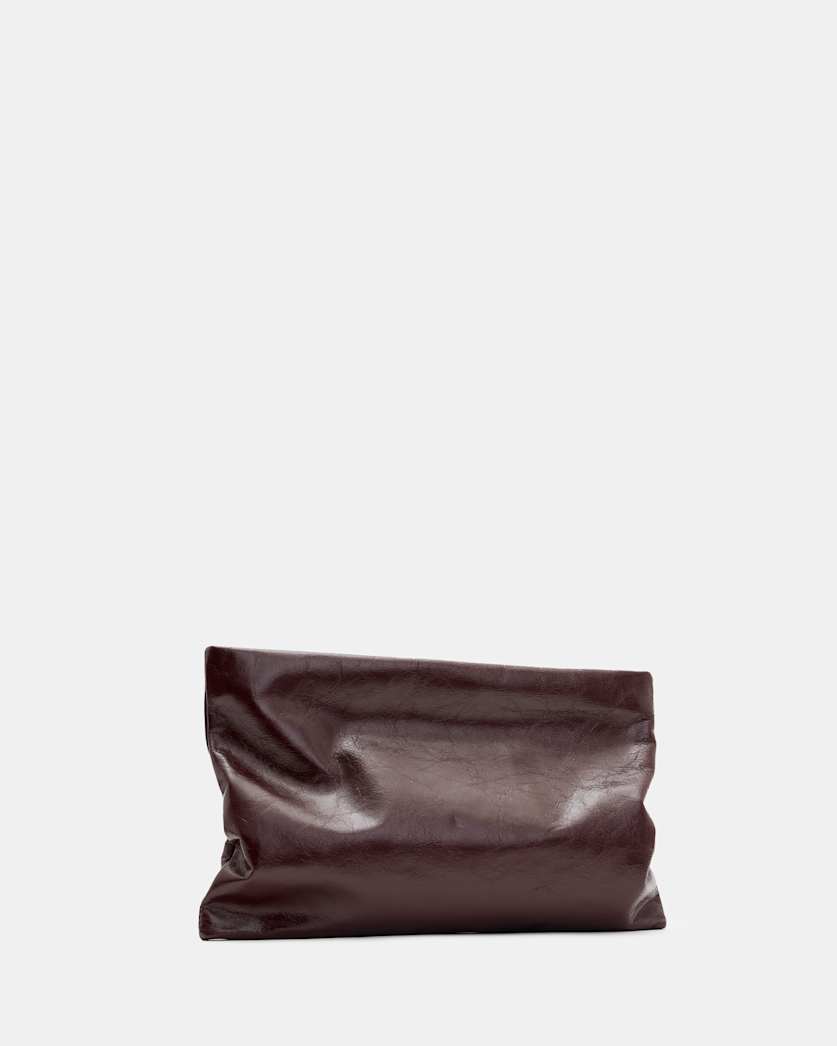 Bettina Leather Clutch Bag
