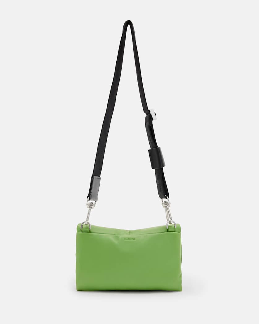 Ezra Leather Quilted Crossbody Bag