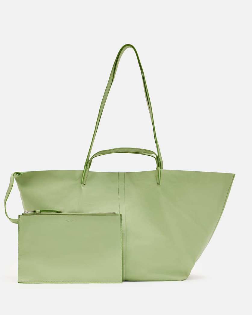 Hannah Leather Tote Bag