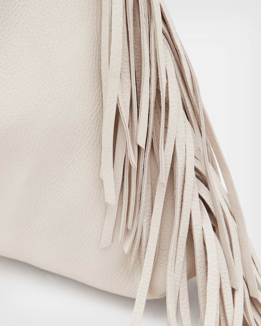 Edbury Leather Fringe Shoulder Bag