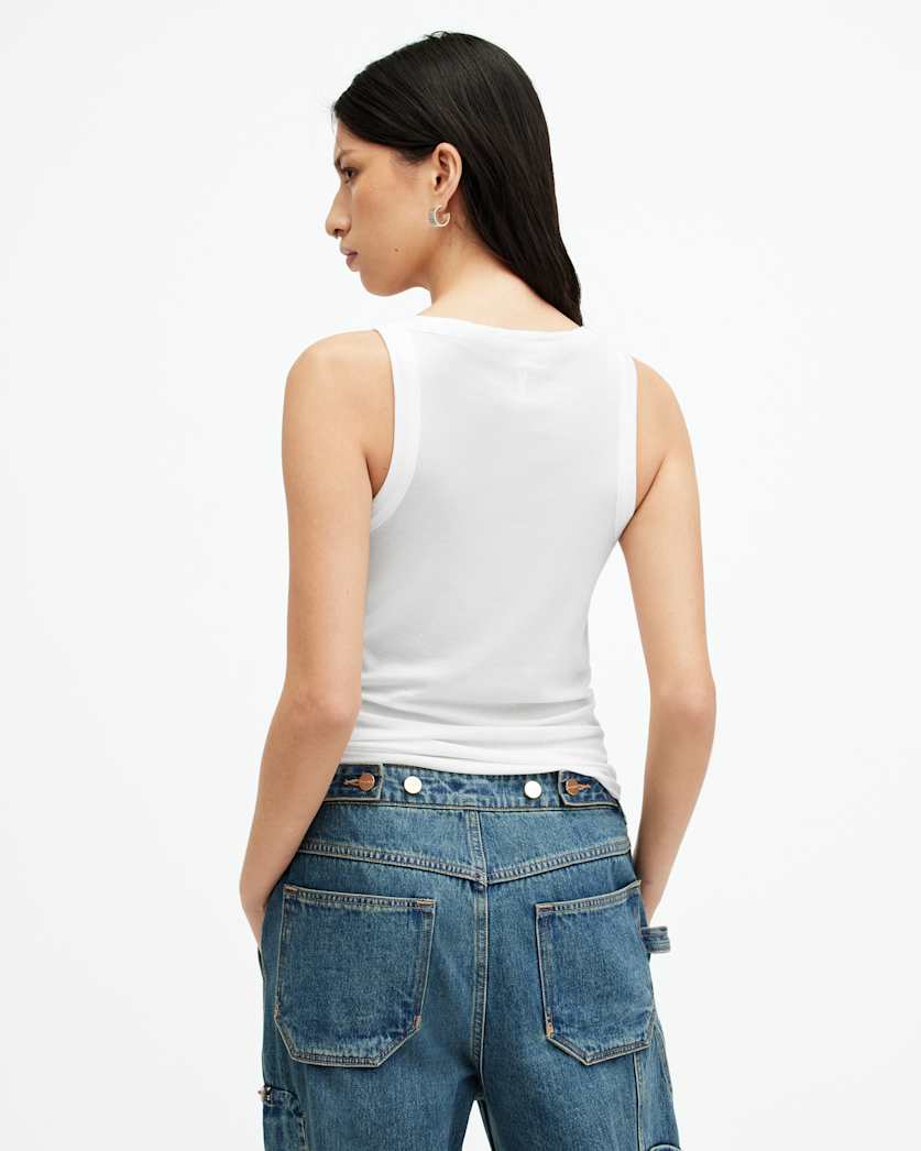 Rina Crew Neck Sleeveless Tank Top