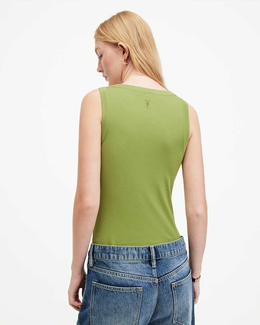 Rina Crew Neck Sleeveless Tank Top