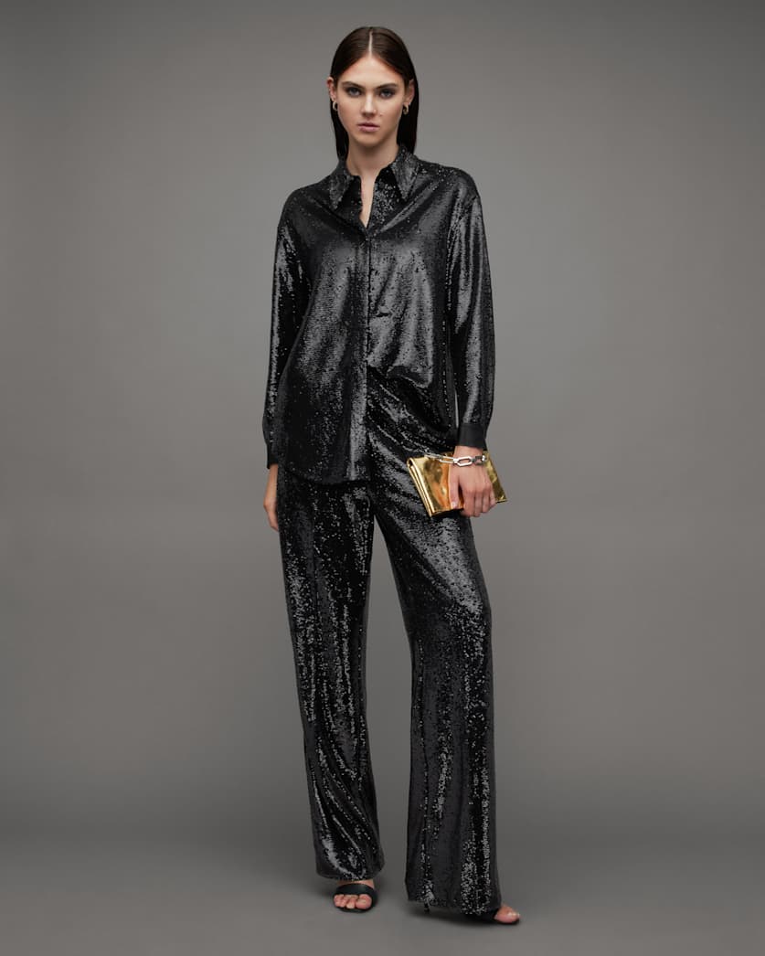 Charli Sequin Relaxed Fit Shirt
