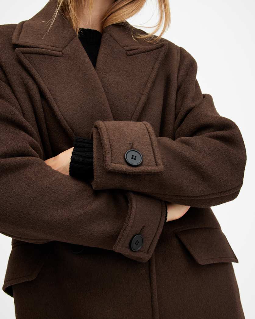 Mabel Double Breasted Oversized Coat