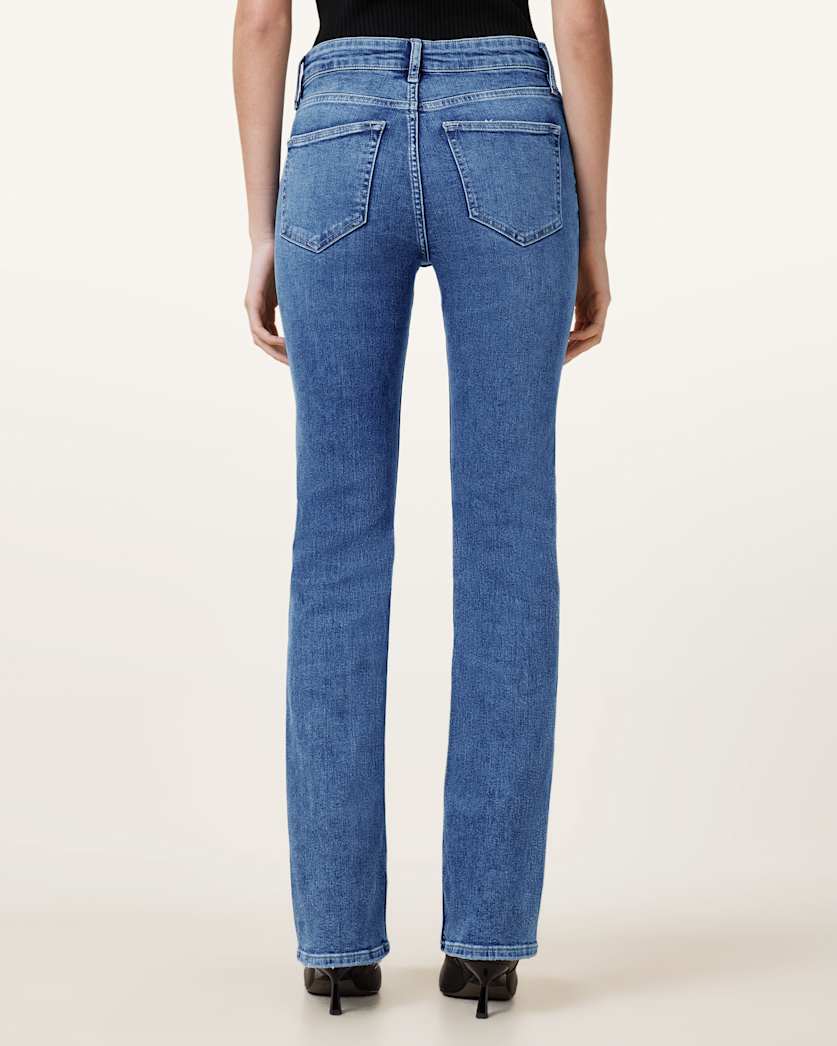 Haldan Slim Bootcut Stretch Denim Jeans