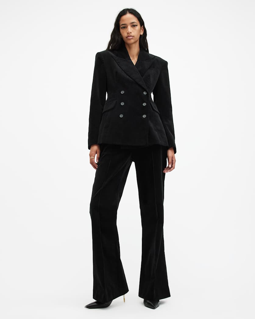 Sevenh Cinched Waist Slim Fit Blazer