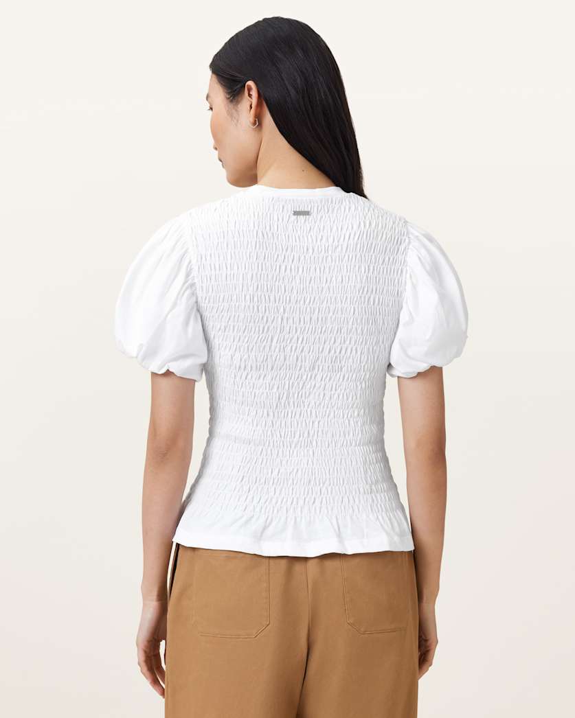 Dael Smocked Slim Top