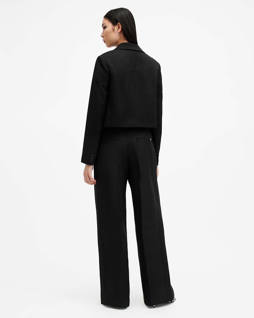 Shores Wide Leg Relaxed Fit Trousers