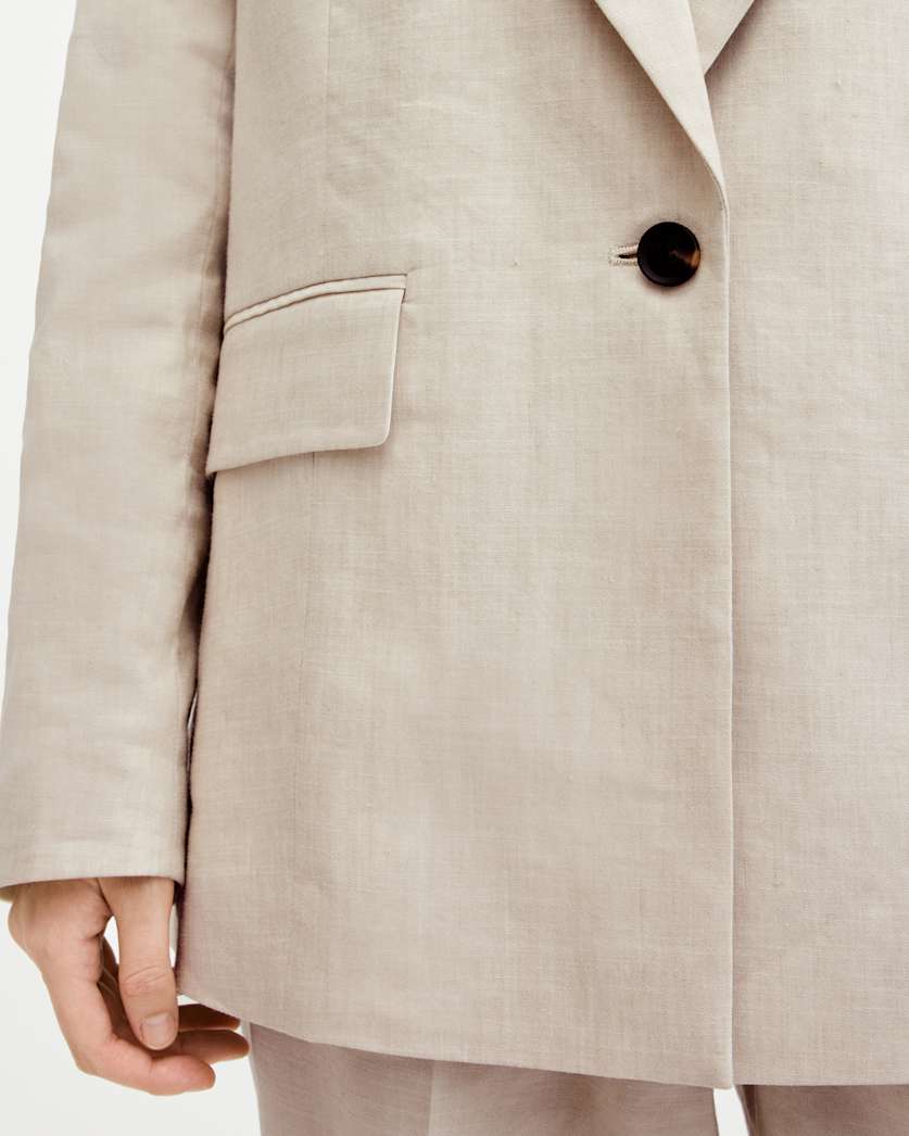 Whitney Linen Blend Relaxed Fit Blazer