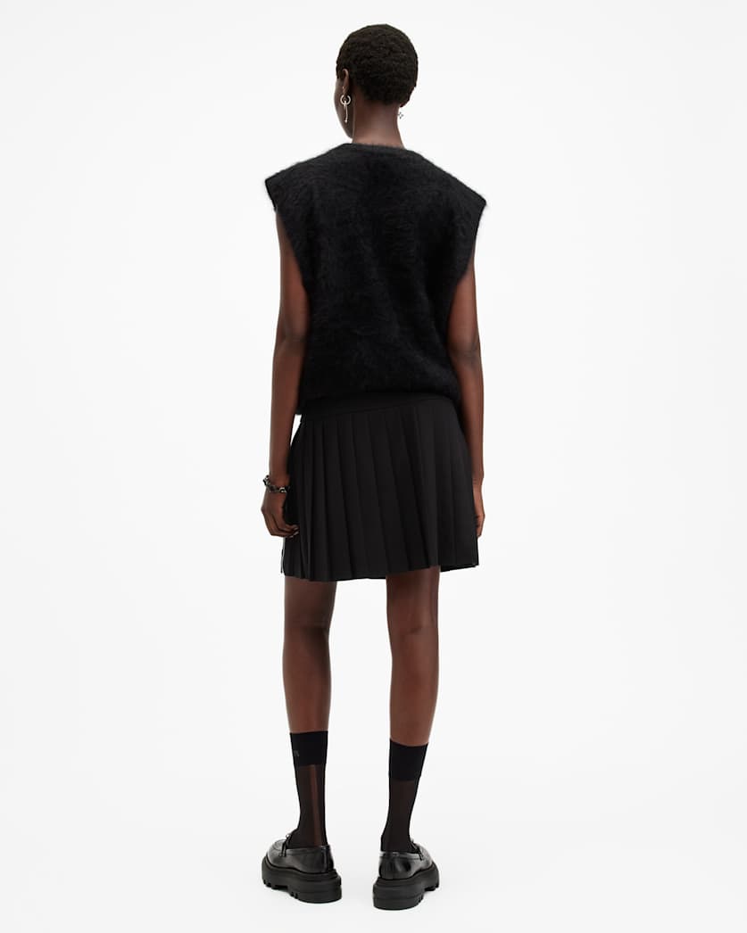 Kilter Wrap Over Mini Skirt