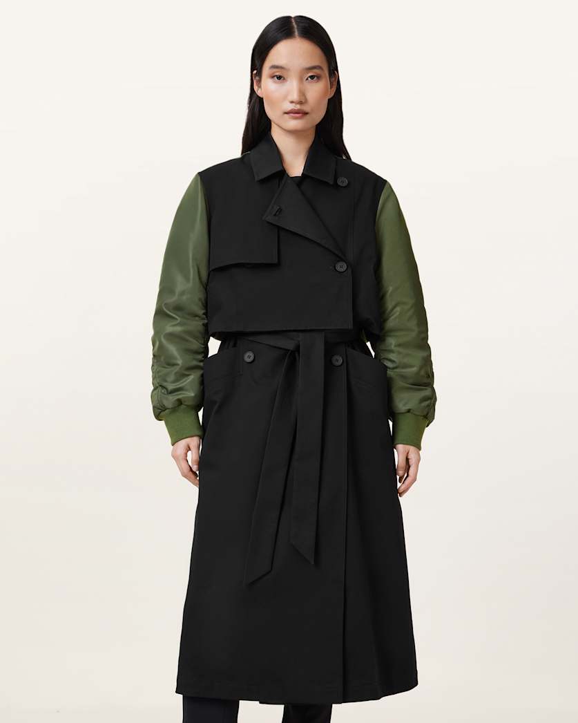 Penni 2-in-1 Trench Bomber Jacket
