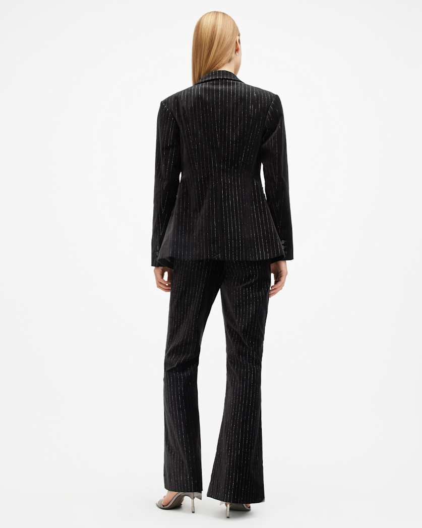 Sevenh High-Rise Slim Flared Trousers
