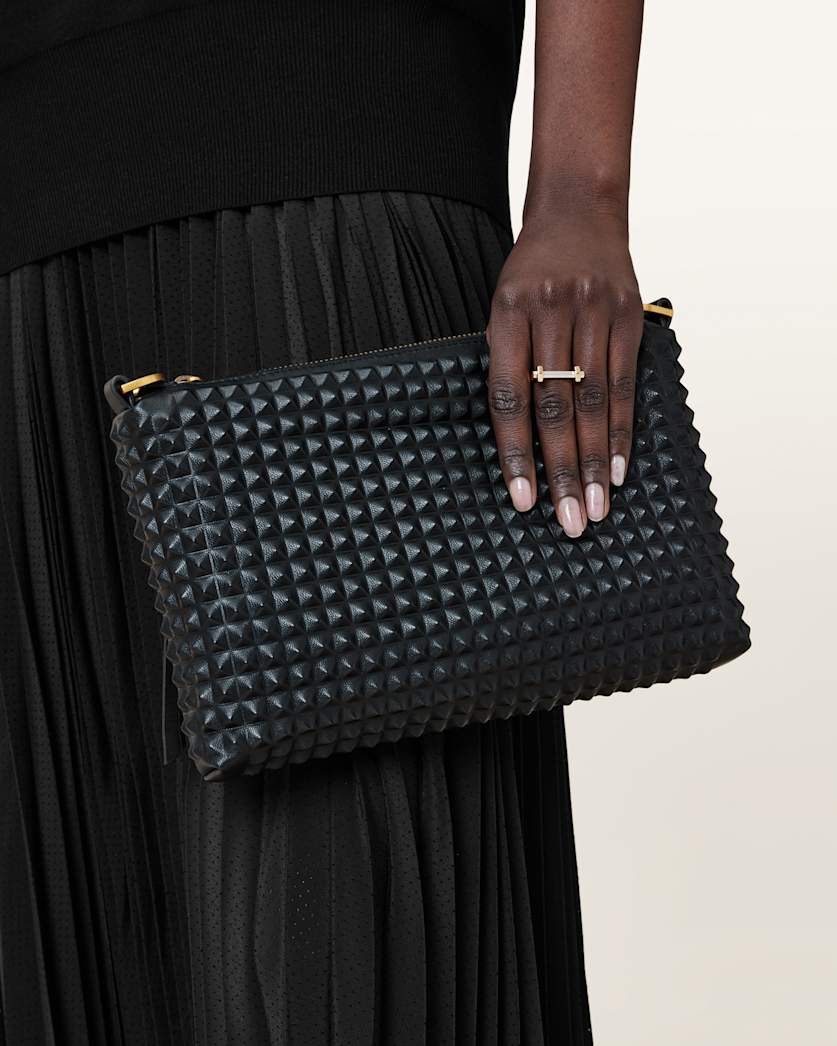 Eve Studded Leather Crossbody Bag