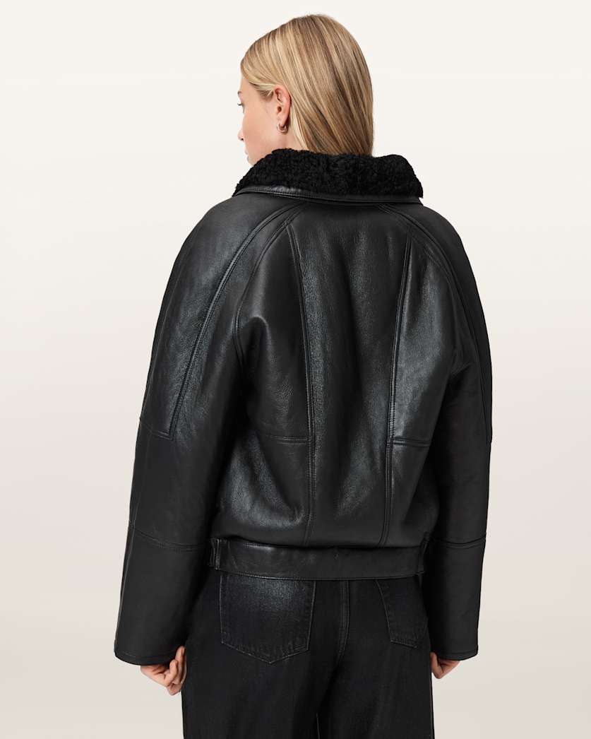 Charlton Double Breasted Shearling Jacket