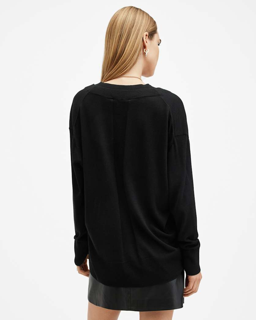 Bern Merino Wool V-Neck Jumper