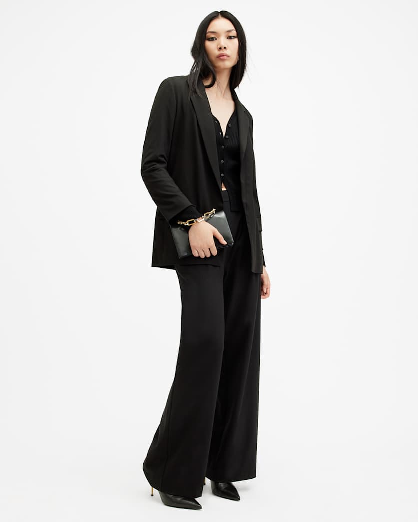 Aleida Lightweight Wide Leg Trousers