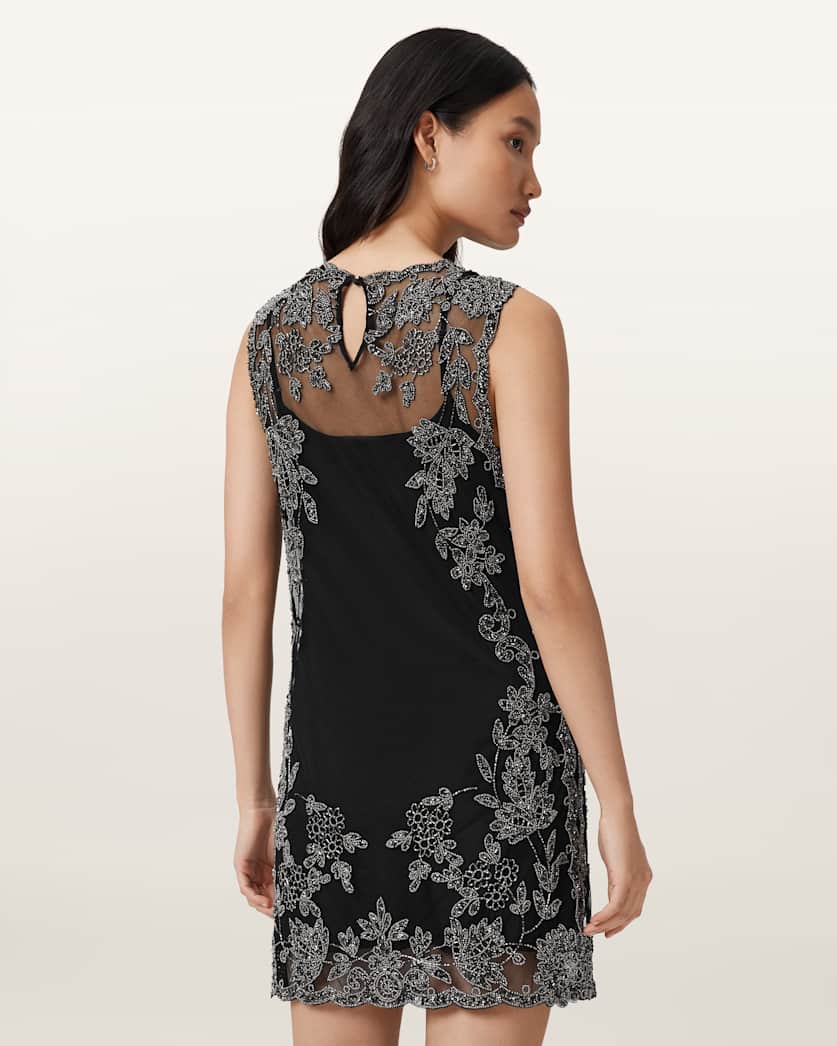 Inaya Embellished Mini Dress