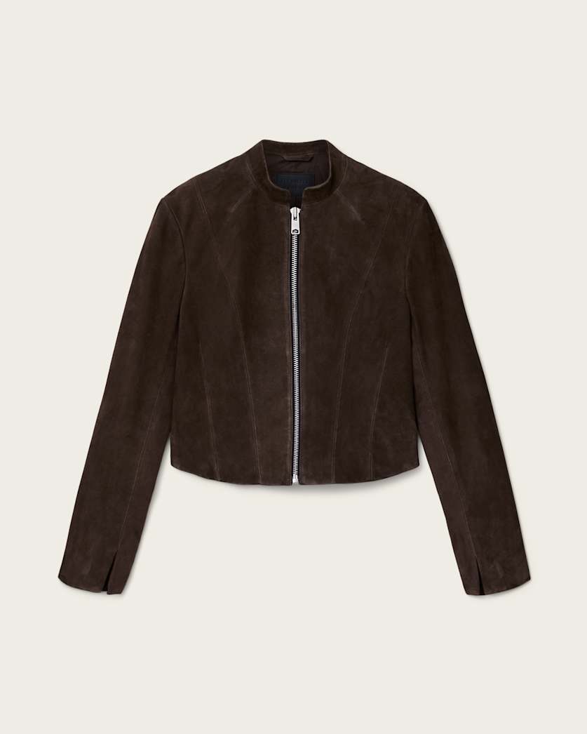 Sadler Slim Fit Suede Jacket