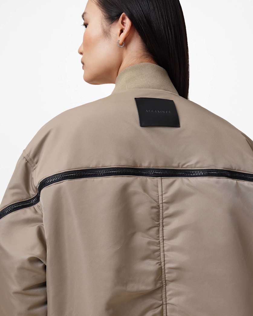 Hanaa Oversized Bomber Jacket