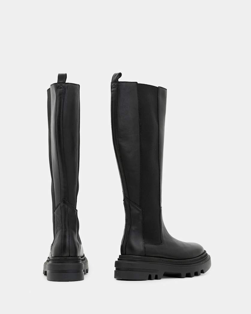 Monica Knee High Leather Boots