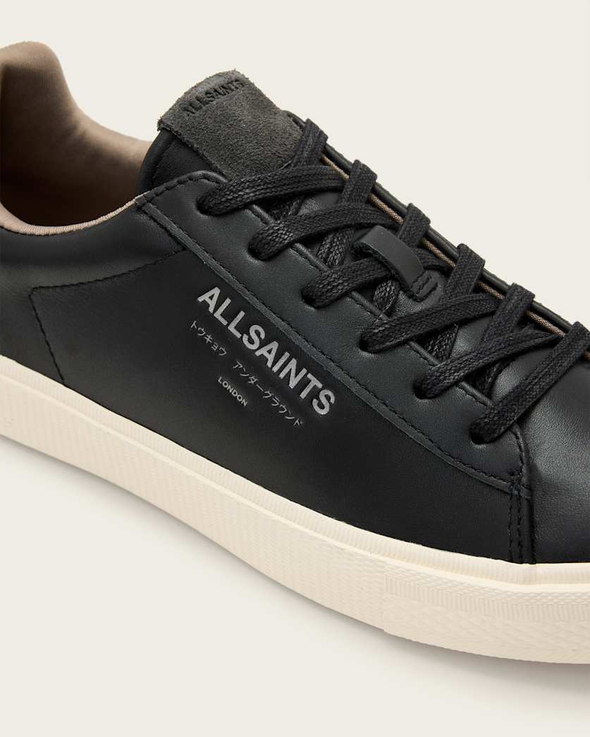 Underground Leather Low Top Trainers