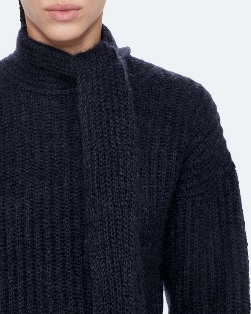 Bow detail knitted jumper