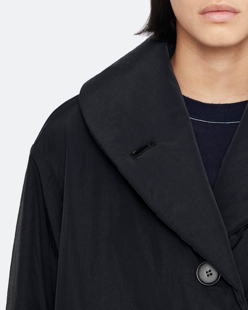Oversized lined puffer jacket