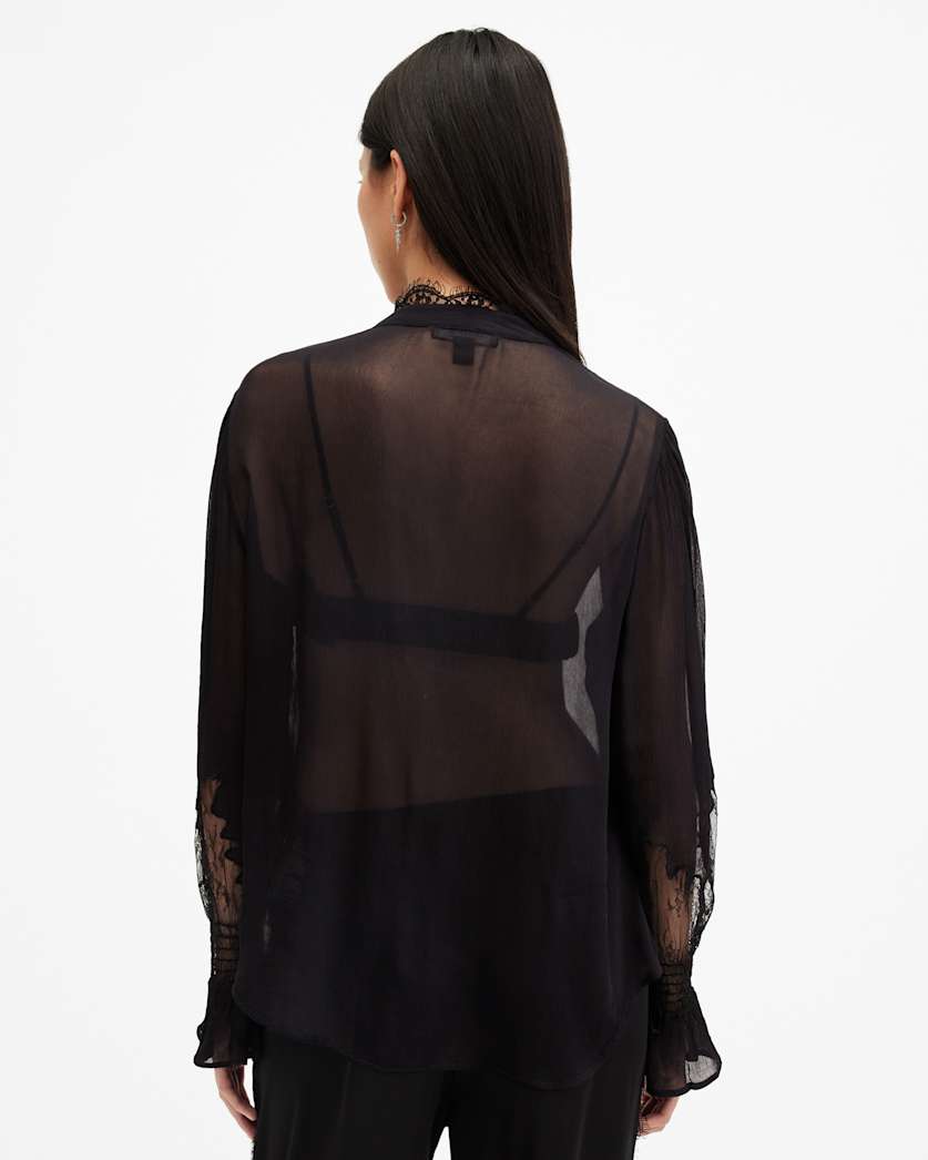 Rory Relaxed Fit Lace Shirt