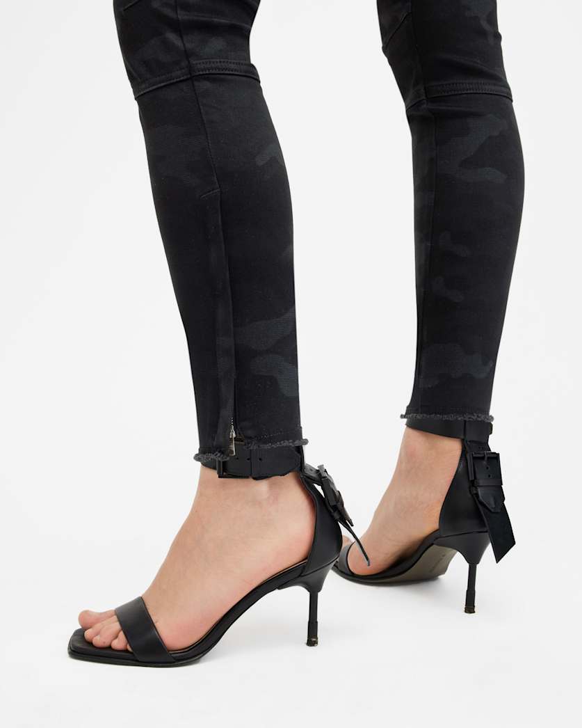 Duran Camouflage Skinny Cargo Jeans