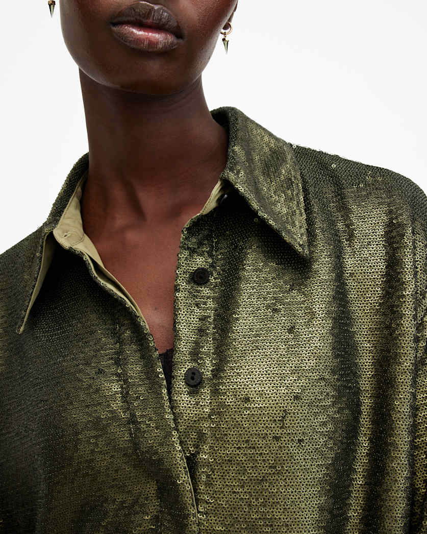 Charli Sequin Relaxed Fit Shirt