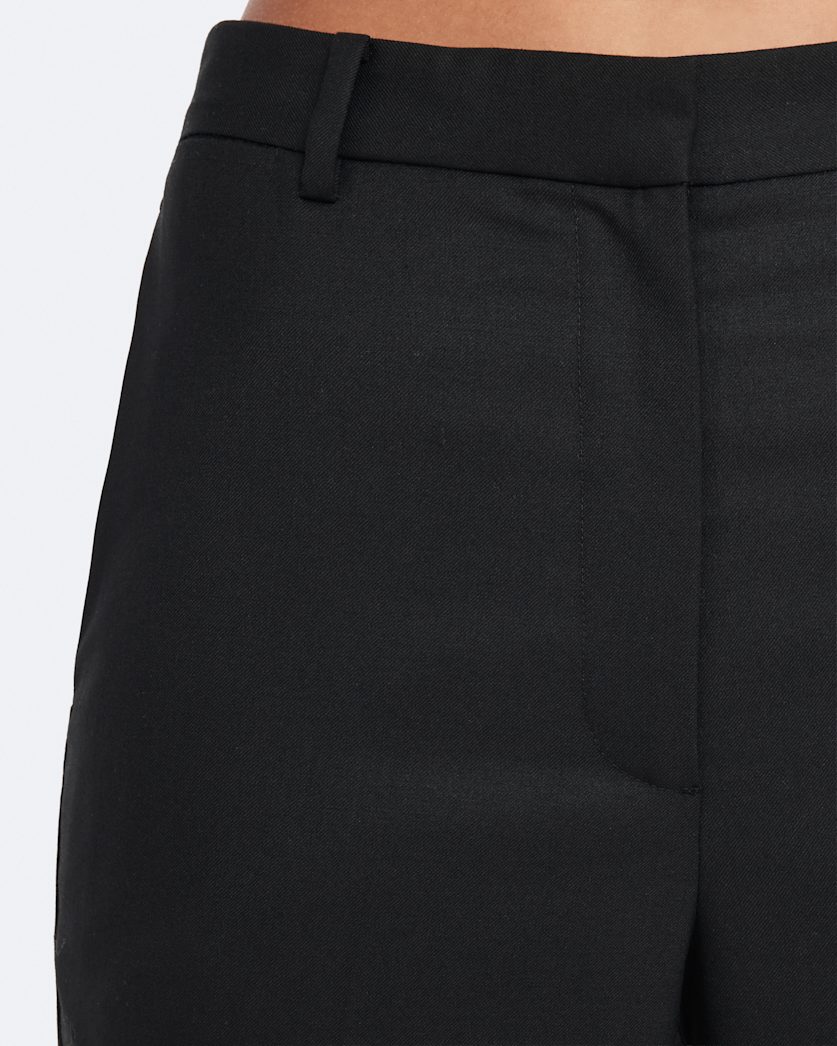 Elysia Mid-Rise Slim-Fit Tailored Trousers