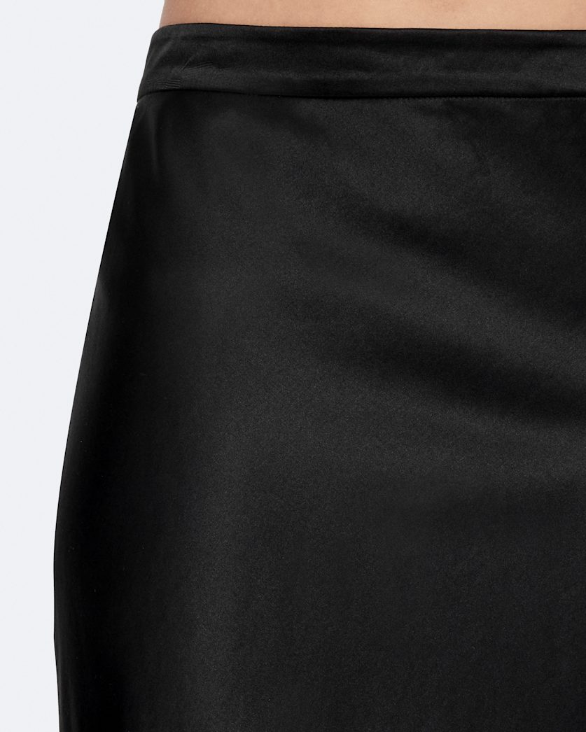 Silk-viscose skirt