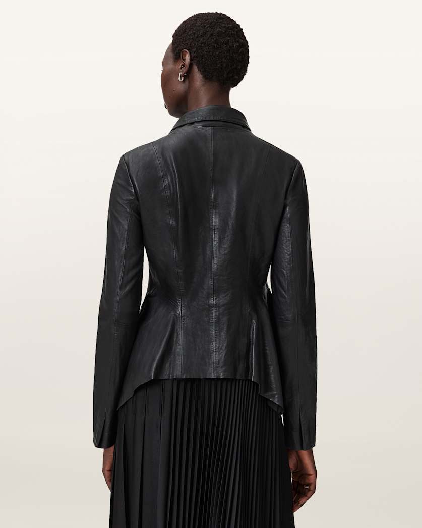 Grace Leather Biker Jacket