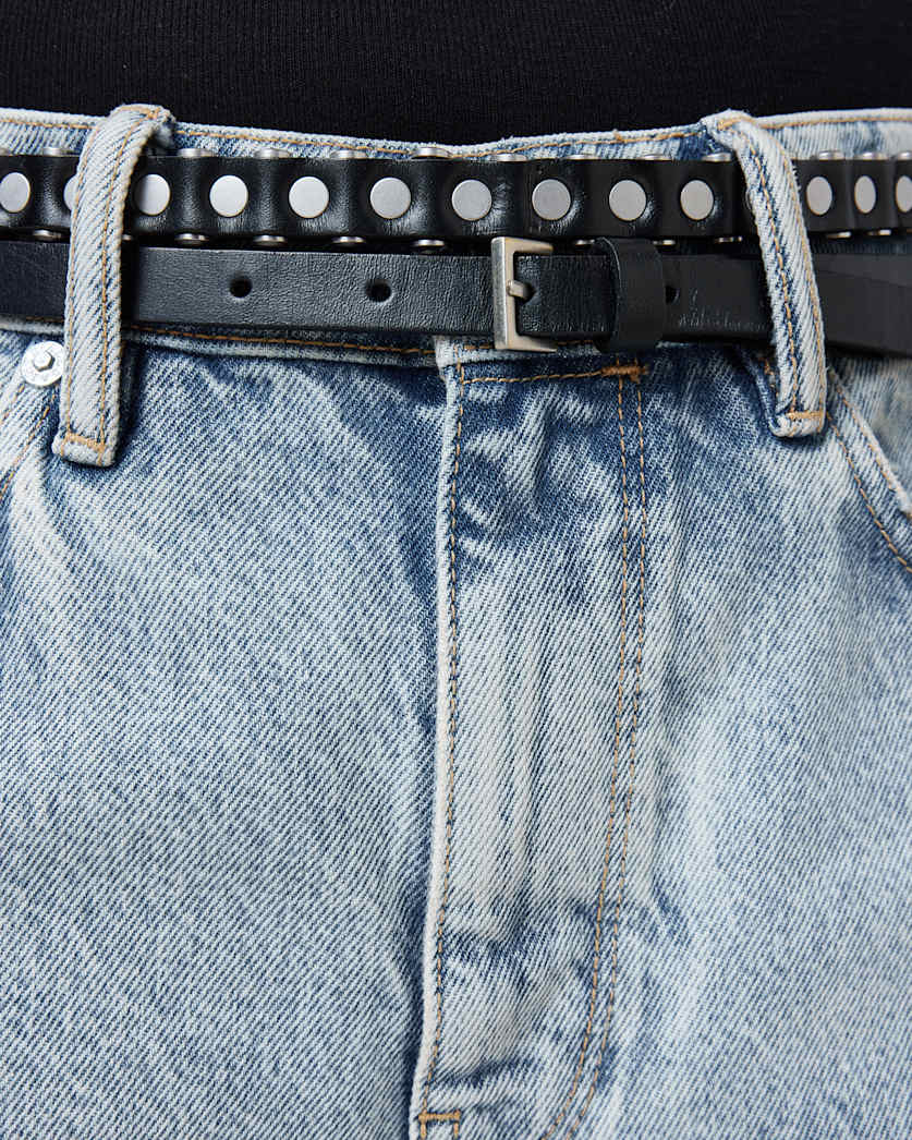 Tamsin Leather Studded Belt