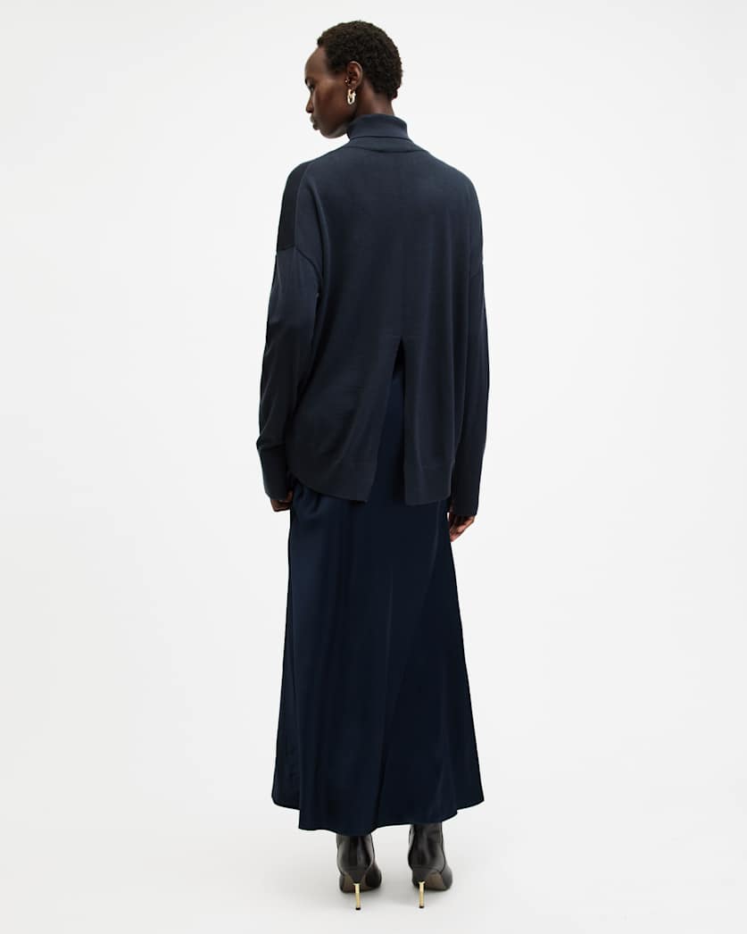 Neo 2-In 1 Slim Fit Midi Slip Dress