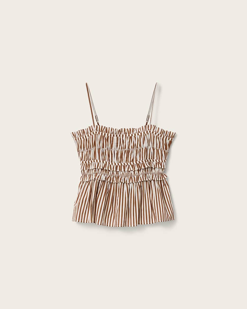 Kali Striped Cotton Cami Top